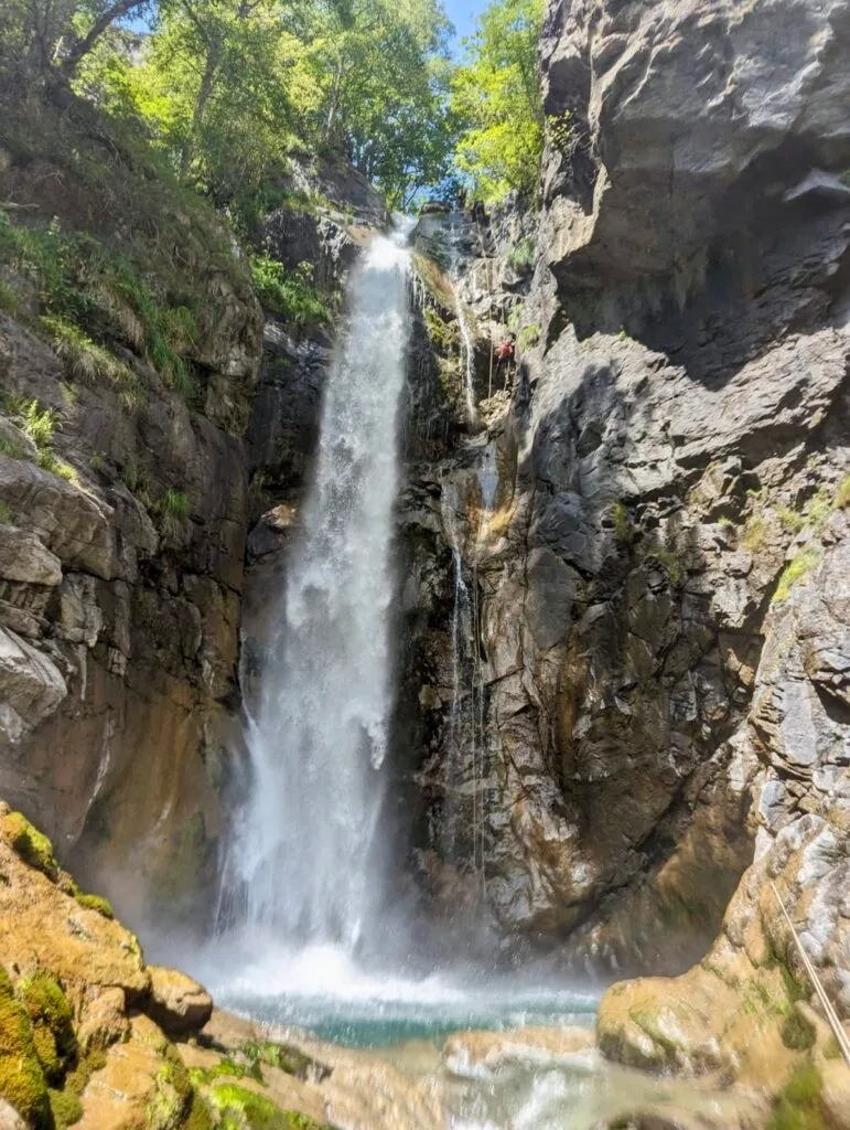 canyoning du saugué dans la vallée de gavarnie