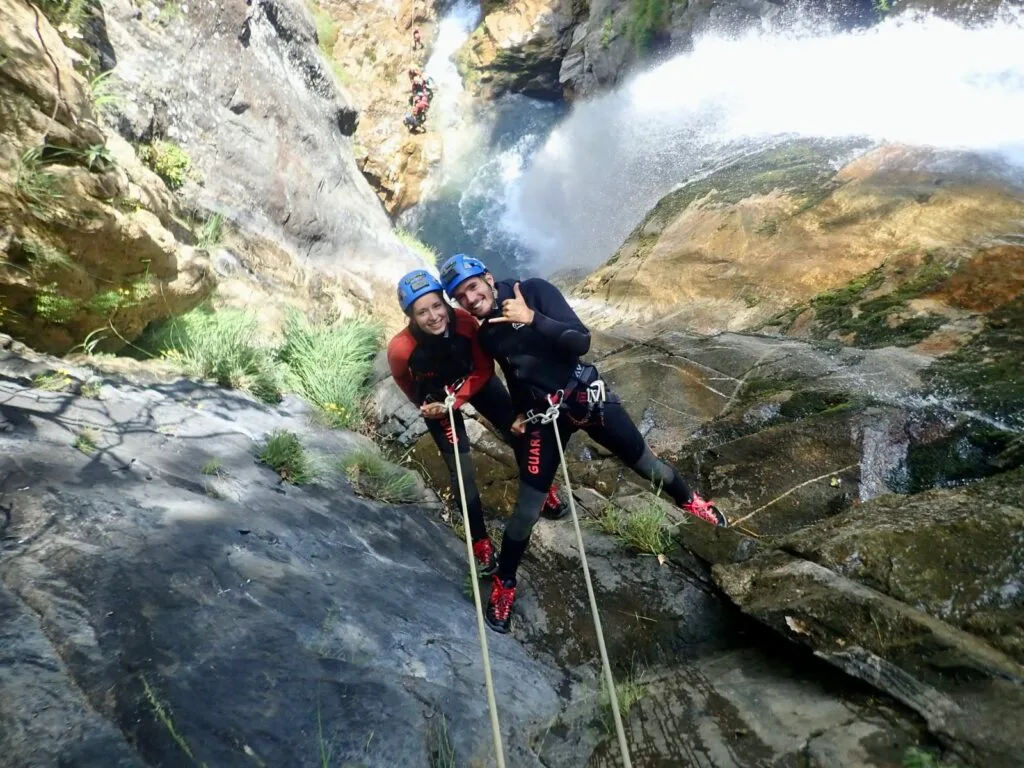 canyoning du saugué dans la vallée de gavarnie