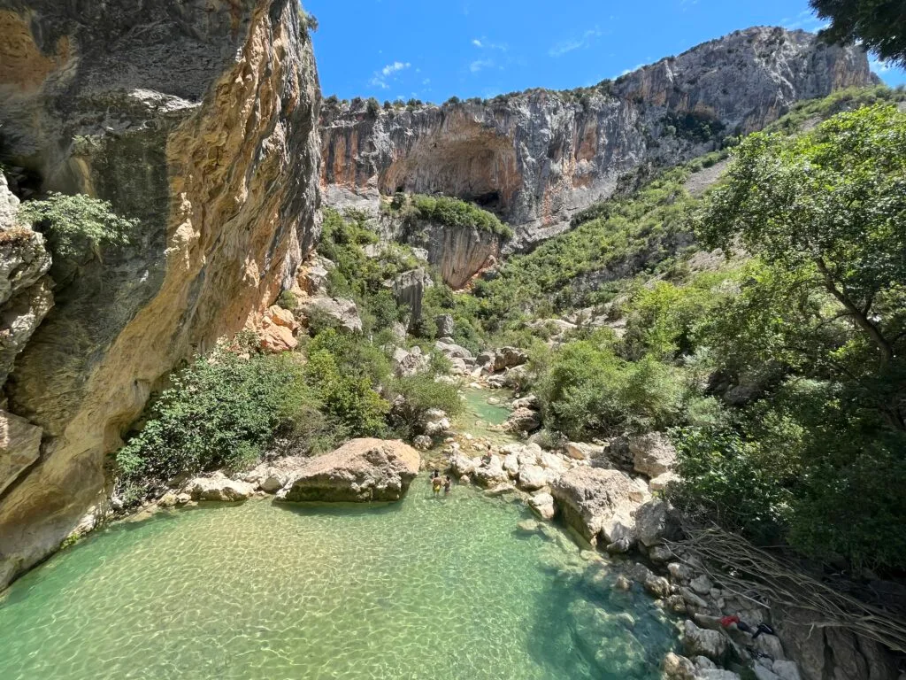 randonnée Rio vero alquezar sierra de guara