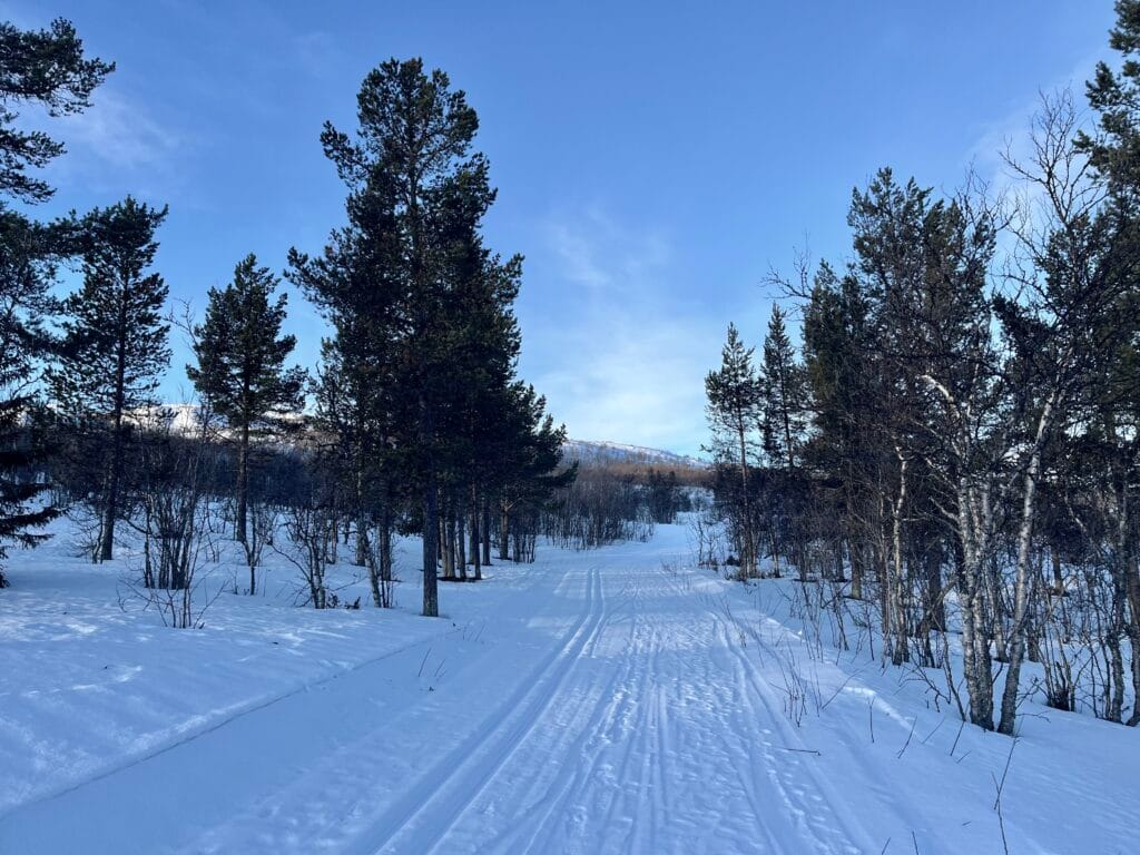 randonnée Midnattssolstigen à Kiruna
