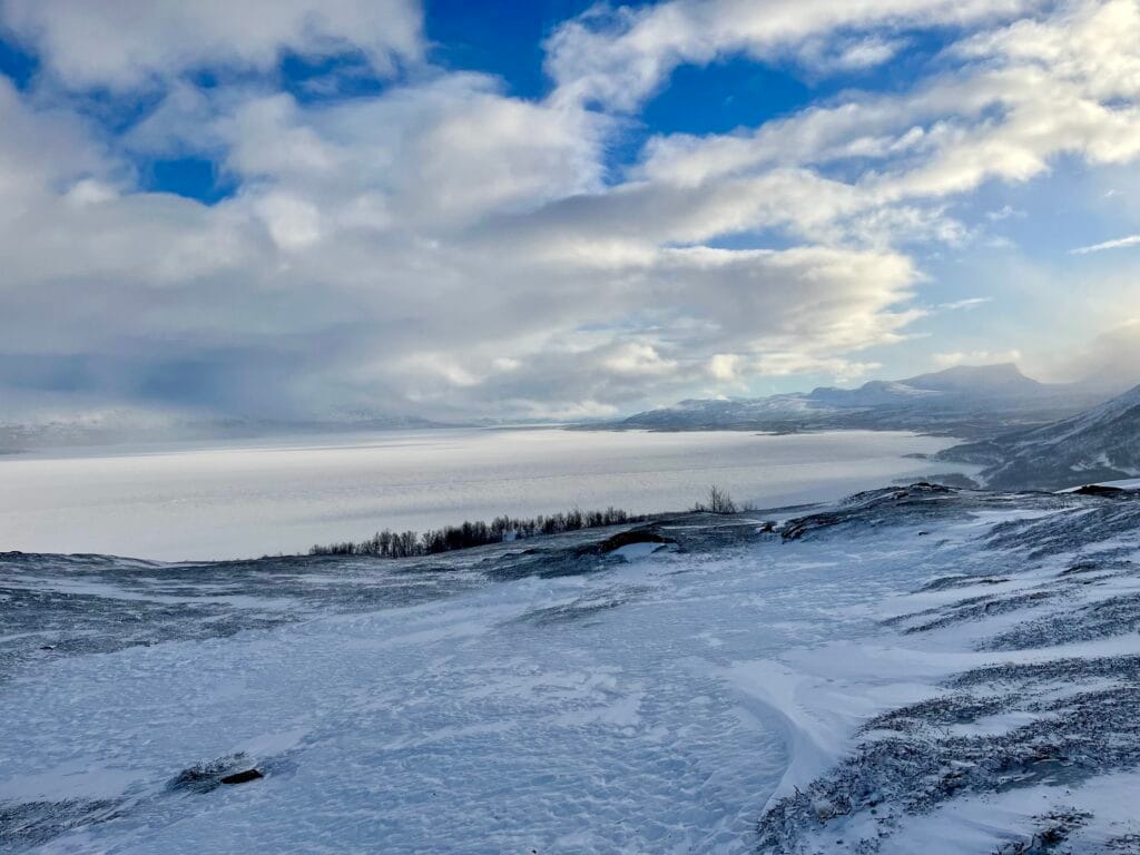 randonnée à björkliden en laponie suédoise