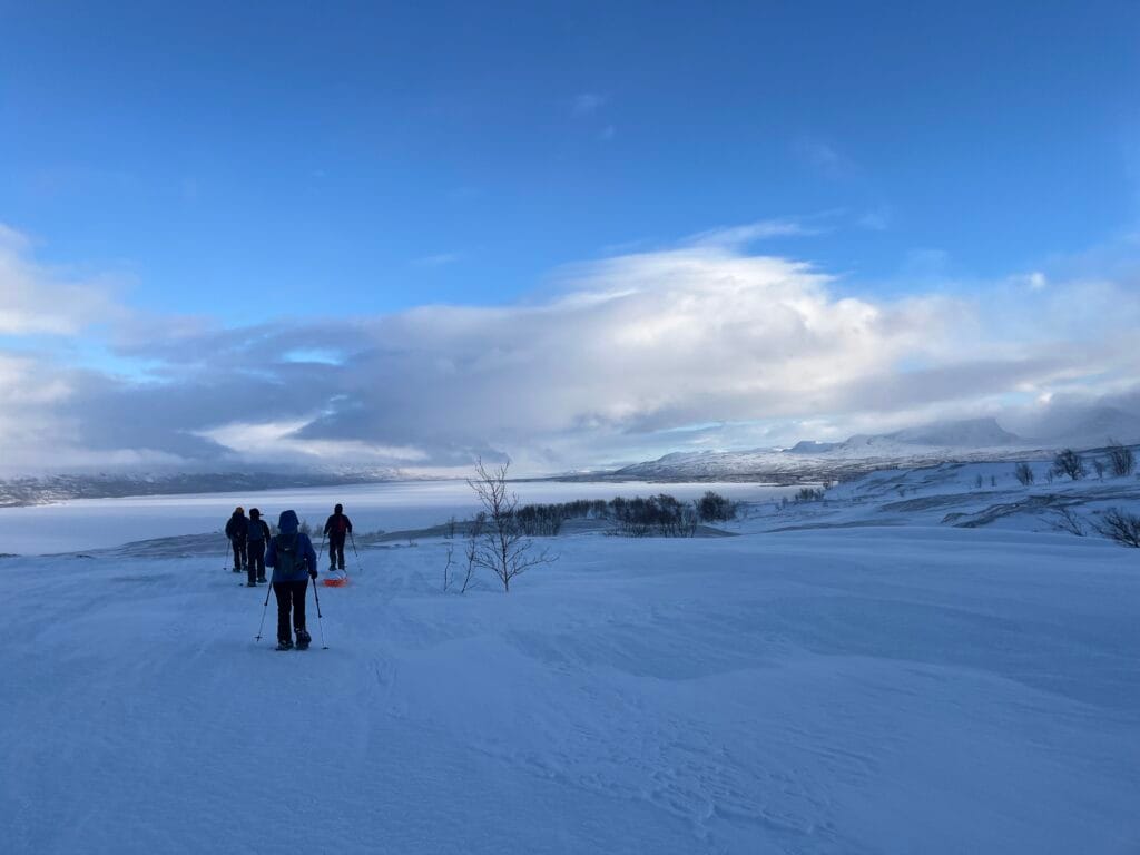 randonnée à björkliden en laponie suédoise