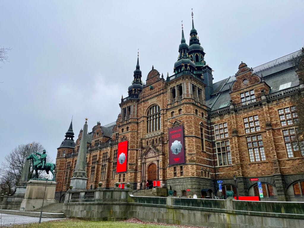 Nordiska museet sur la presque île Djurgården à Stockholm