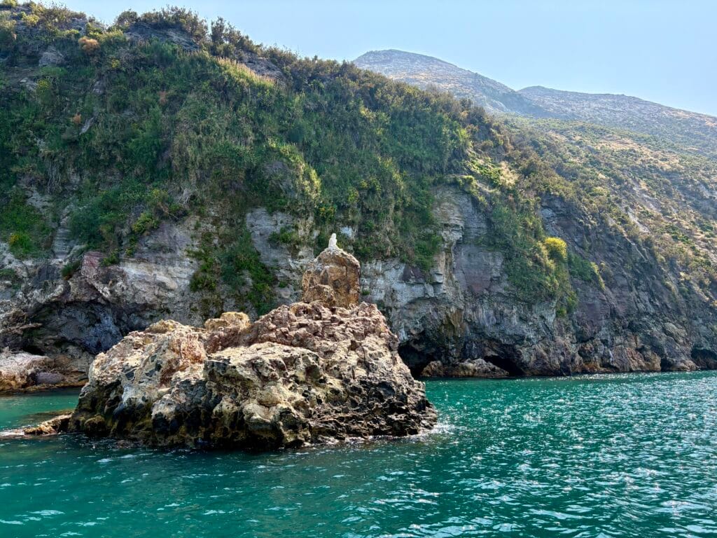 vue sur les reliefs de Vulcano