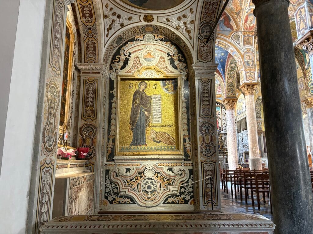 mosaïques byzantines de la martorana