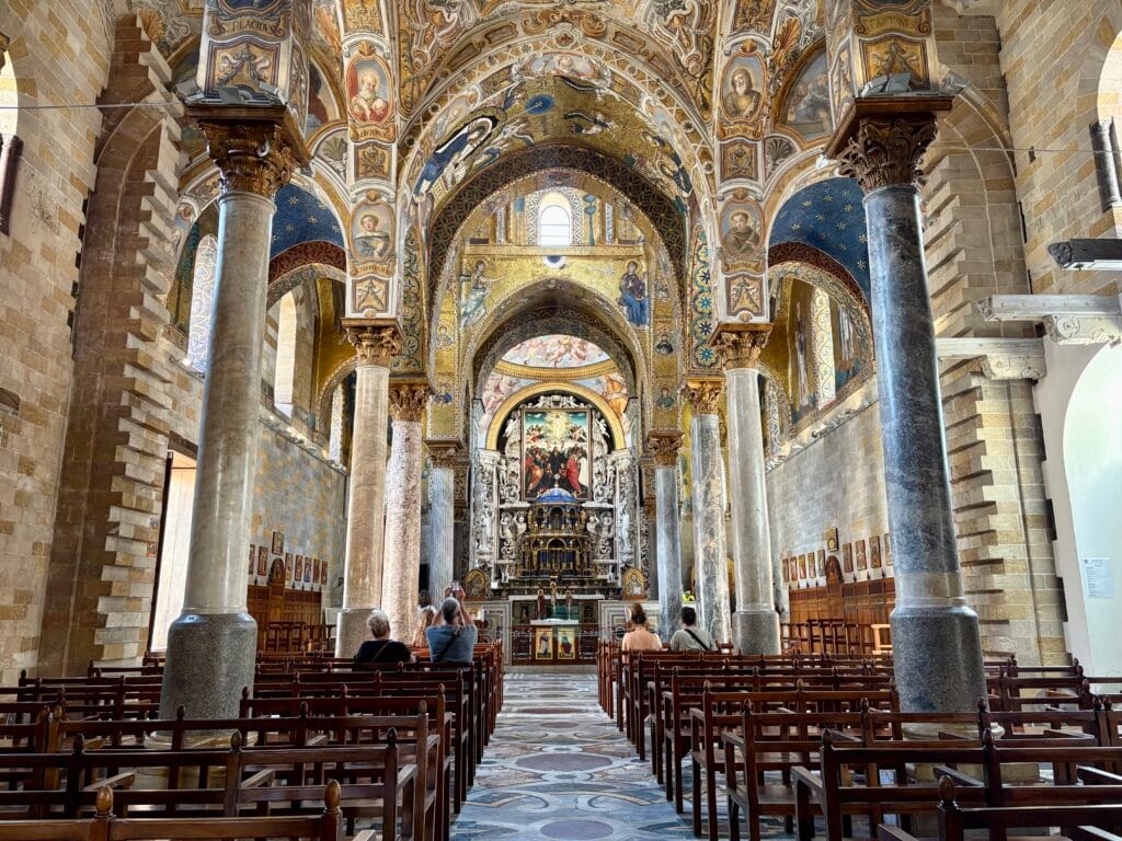 mosaïques byzantines de la martorana
