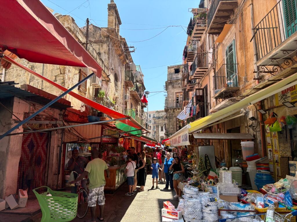 marché de la Piazza Ballarò à palerme