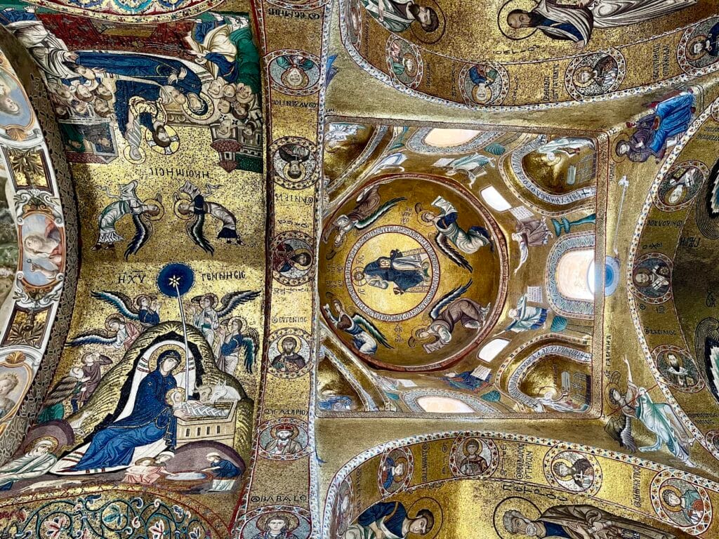 mosaïques byzantines de la martorana