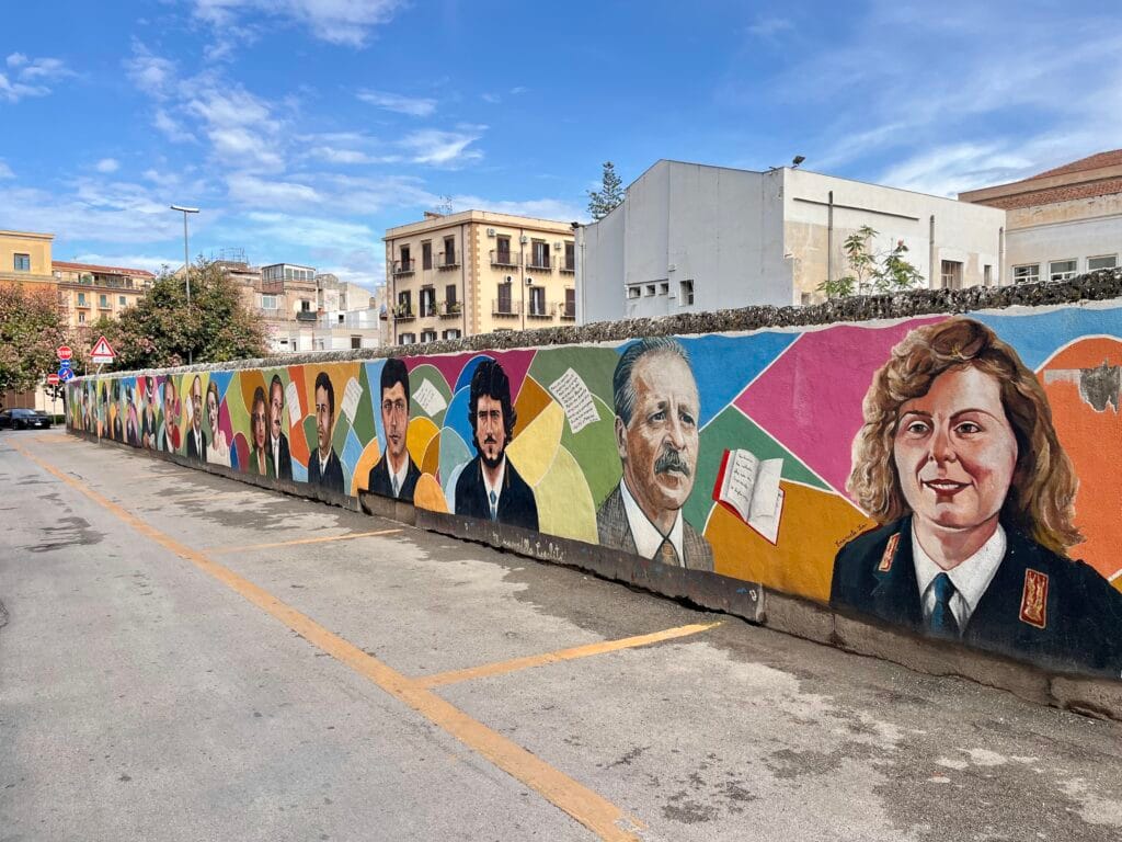 mur de la légalité à Palerme