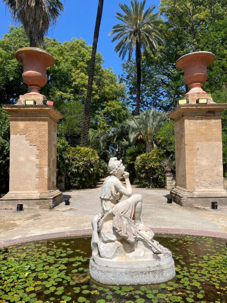 jardin botanique à palerme
