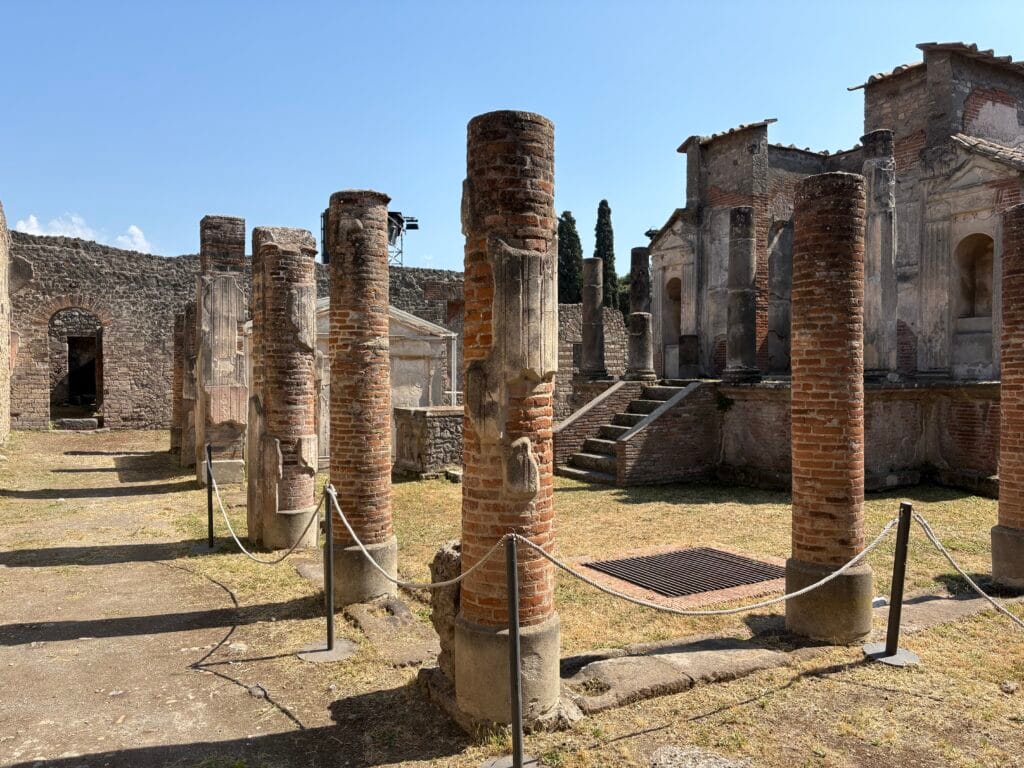 intérieur d'une maison à Pompei