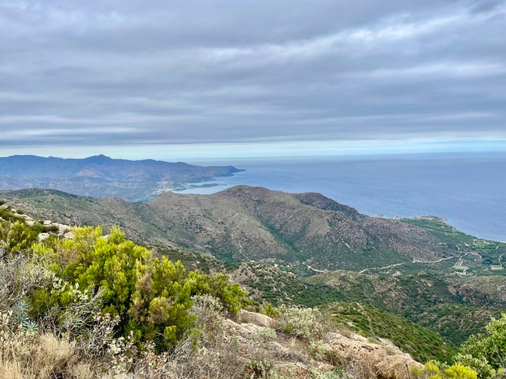 vue depuis le Monastère de Sant Pere de Rodes