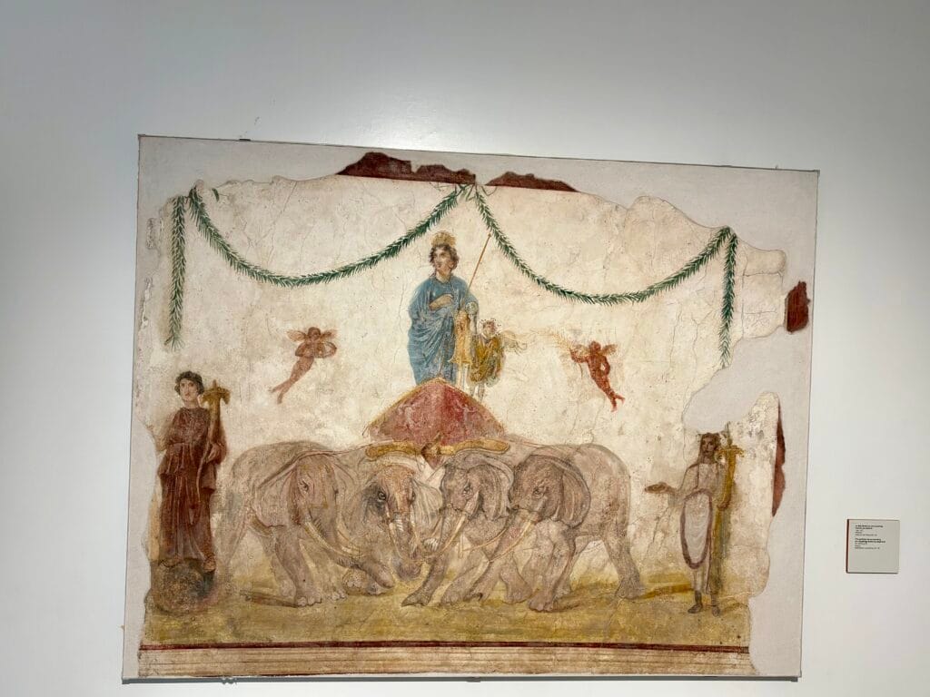 peinture retrouvée à pompei