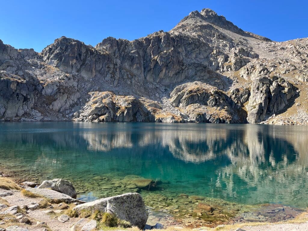 lac du Pourtet lors d'un trek dans les Pyrénées en boucle depuis Cauterets