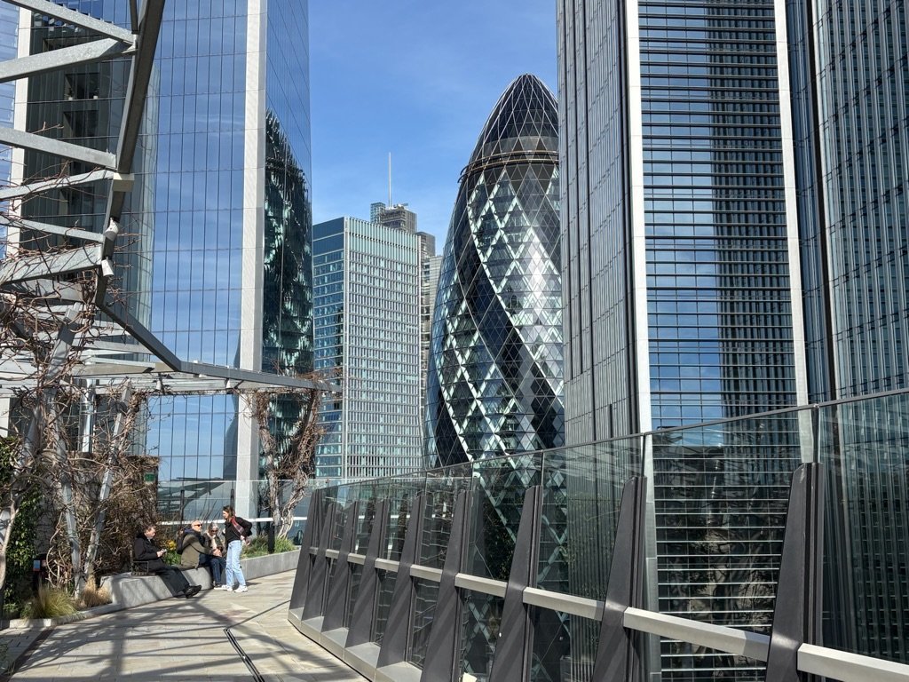 vue depuis garden at 120 à londres