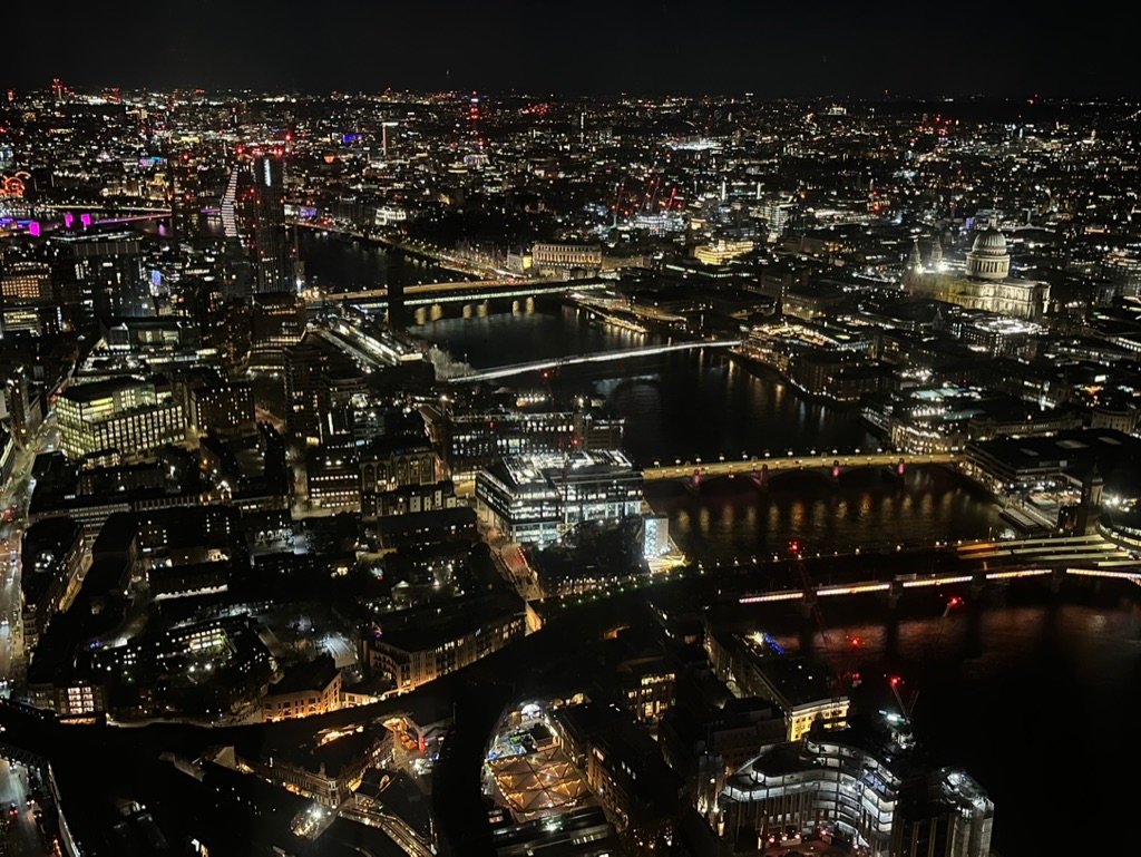 vue depuis le shard à londres