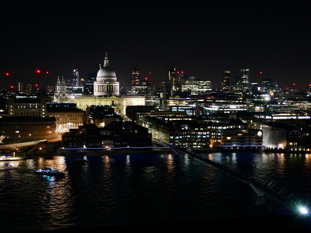 vue depuis le tate moderne à Londres