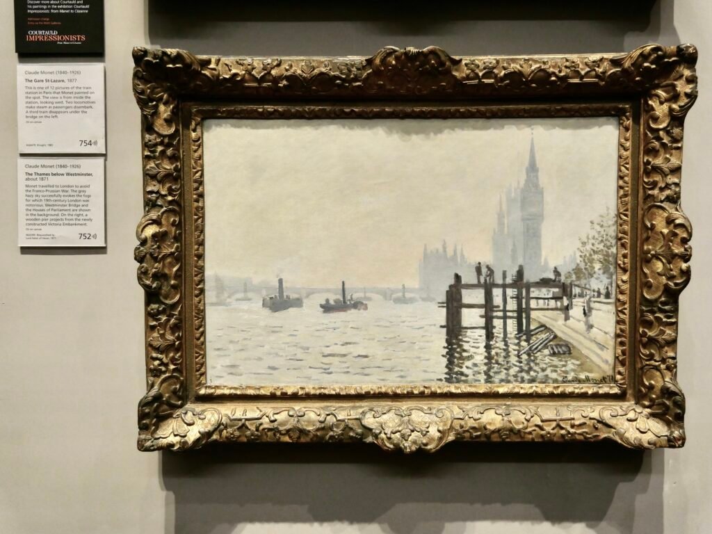 tableau à la national gallery à Londres