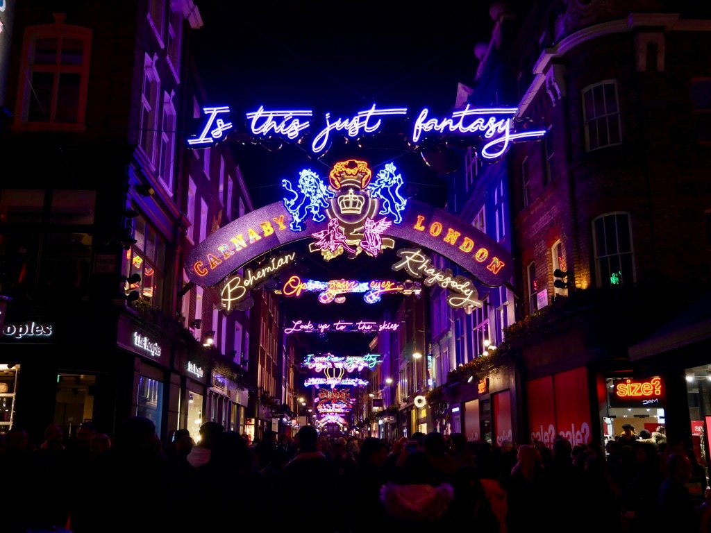 carnaby street à soho à Londres