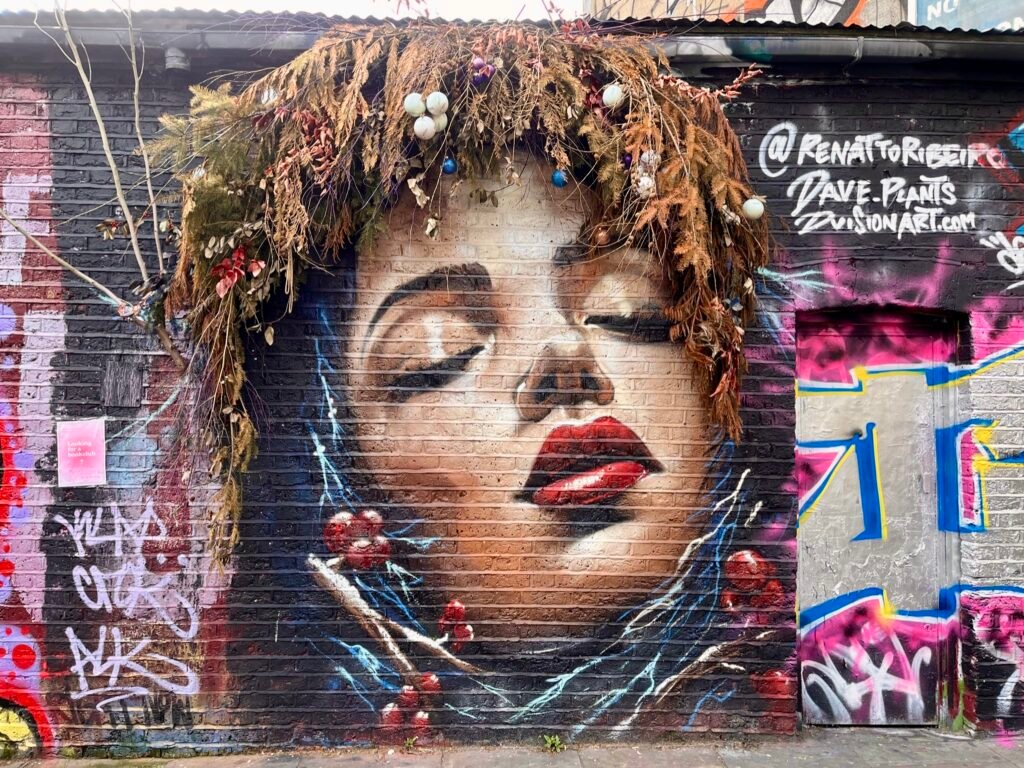 street art dans l'east end à Londres