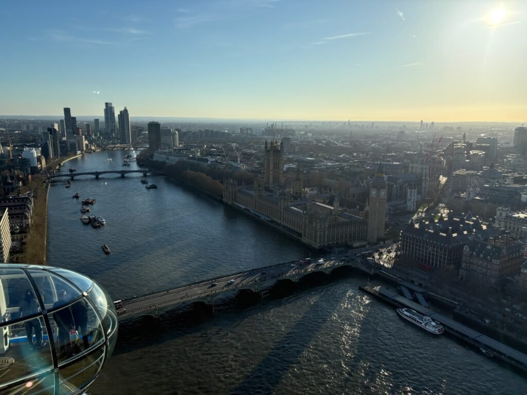 vue depuis le london eye à londres