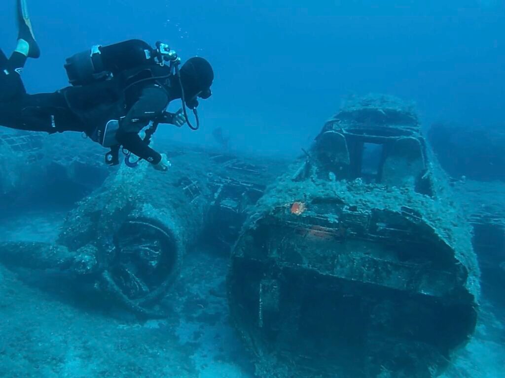 épave B17 calvi