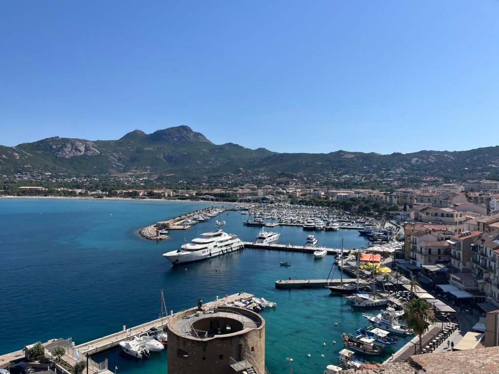 vue depuis la citadelle de calvi